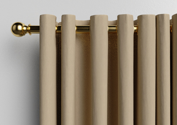 Faux Suede, Natural - Made to Measure Curtains - Image 12